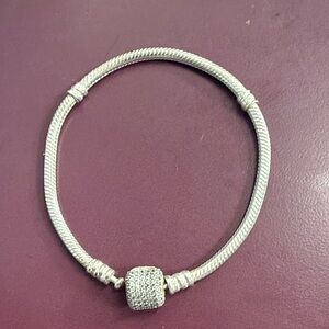 Pandora rhinestones charm bracelet